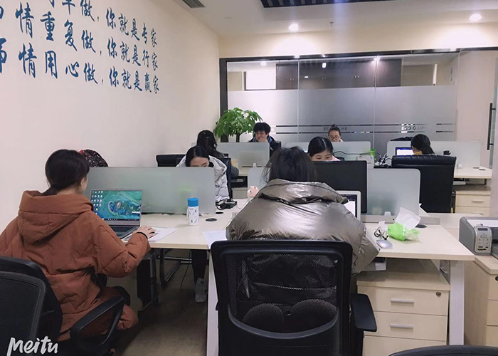 学员就业演练现场