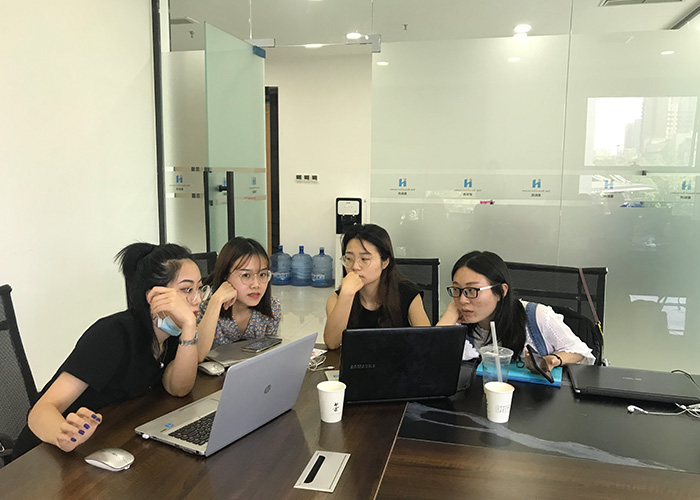 学员就业演练现场