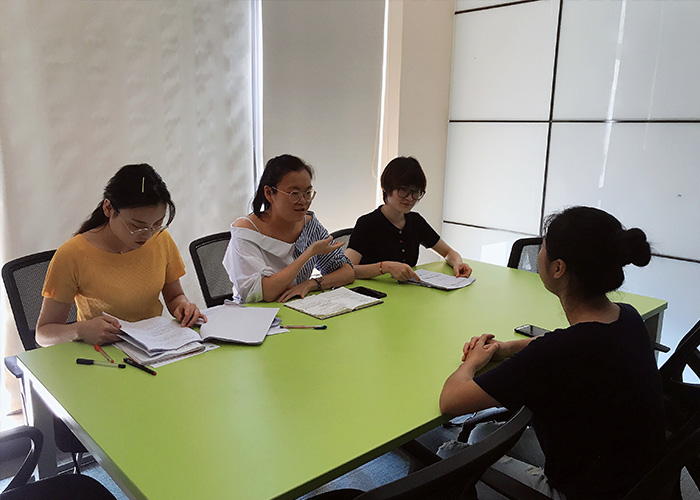 学员就业演练现场