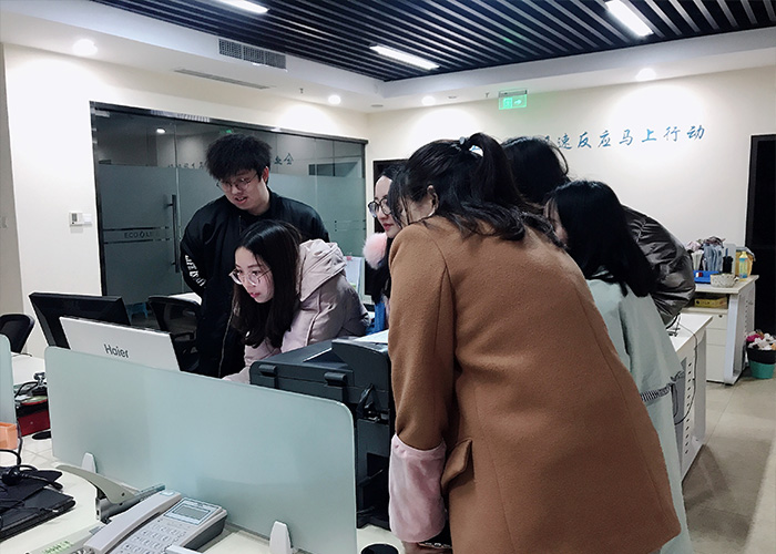 学员就业演练现场