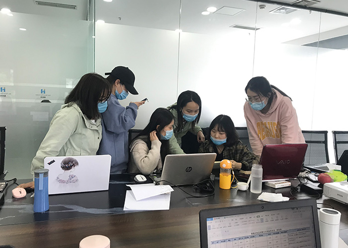 学员就业演练现场