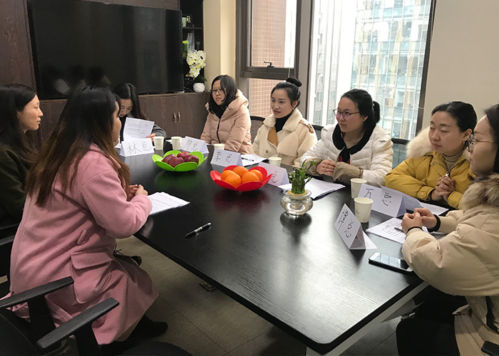 学员就业演练现场